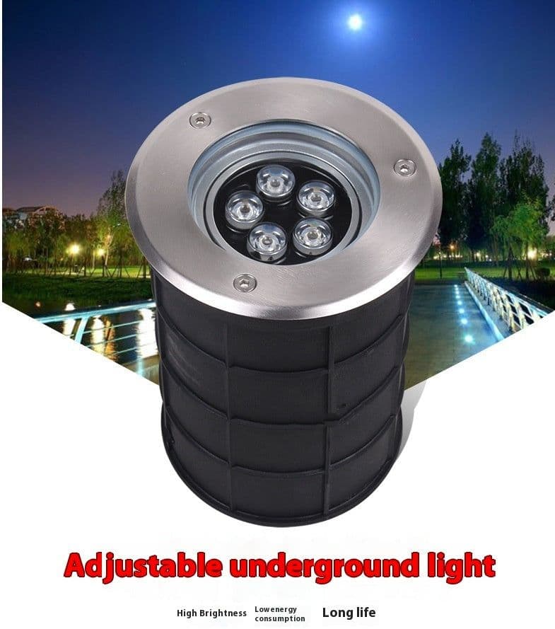 image-Underground Led Outdoor Waterproof Buried Spotlight Embedded Tree Projection Lamp