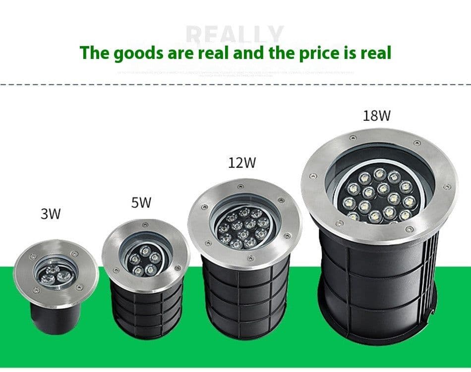 image-Underground Led Outdoor Waterproof Buried Spotlight Embedded Tree Projection Lamp