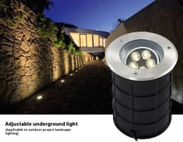 image-Underground Led Outdoor Waterproof Buried Spotlight Embedded Tree Projection Lamp