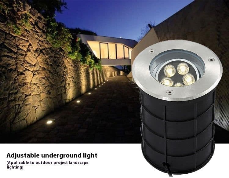 image-Underground Led Outdoor Waterproof Buried Spotlight Embedded Tree Projection Lamp