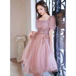 image-New Birthday Banquet Party Elegant Socialite Host Fairy Slim Evening Dress For Women