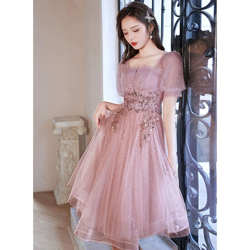 image-New Birthday Banquet Party Elegant Socialite Host Fairy Slim Evening Dress For Women