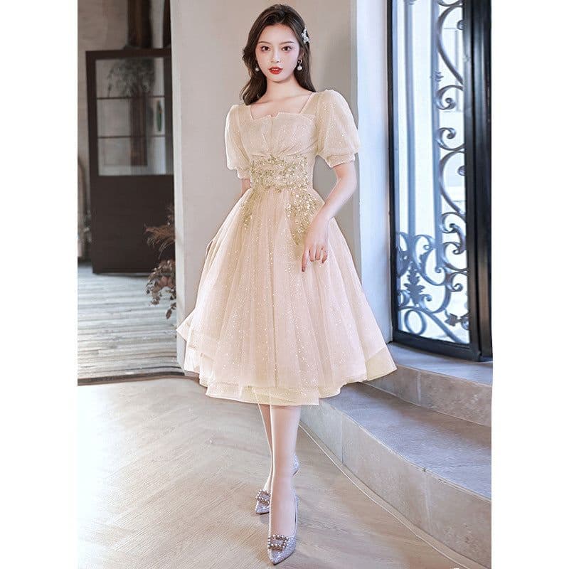 image-New Birthday Banquet Party Elegant Socialite Host Fairy Slim Evening Dress For Women
