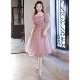 image-New Birthday Banquet Party Elegant Socialite Host Fairy Slim Evening Dress For Women