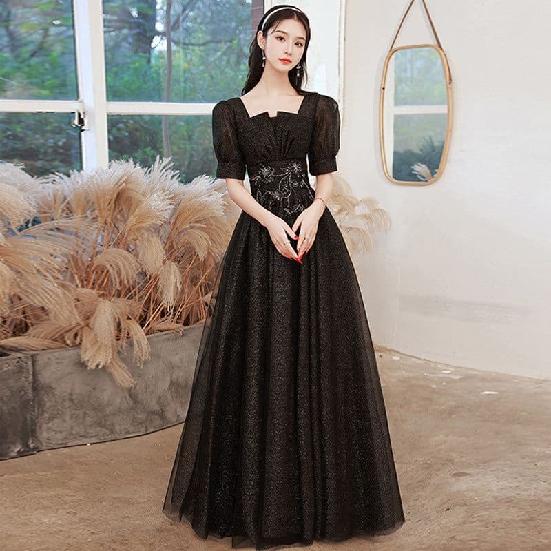 image-New Birthday Banquet Party Elegant Socialite Host Fairy Slim Evening Dress For Women