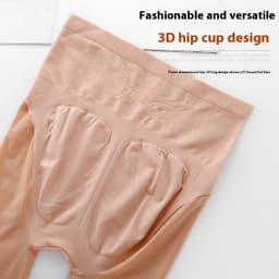 image-New Peach Hip Belly Contracting And Hip Lifting Steel Wire Stocking Spring And Autumn Slimming Anti-snagging
