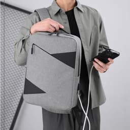 image-New Business Commute Business Trip Computer Backpack Men's Three-piece Set