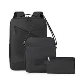 image-New Business Commute Business Trip Computer Backpack Men's Three-piece Set