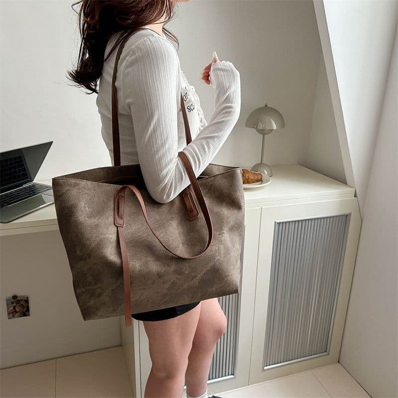 image-Women's Casual Fashion Large Capacity Totes