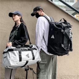 image-Hand-carrying Short Travel Lightweight Waterproof Travel Storage Large Capacity Multi-functional Gym Bag