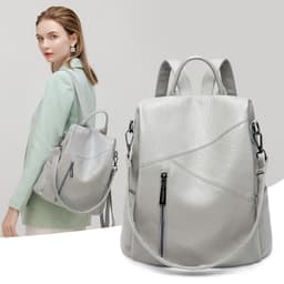 image-Women's Simple Fashion Large Capacity Casual Backpack