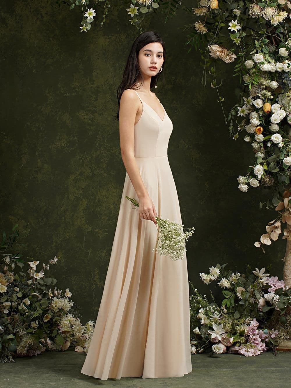 image-Spring New Banquet Stage Party European And American Deep V Dress