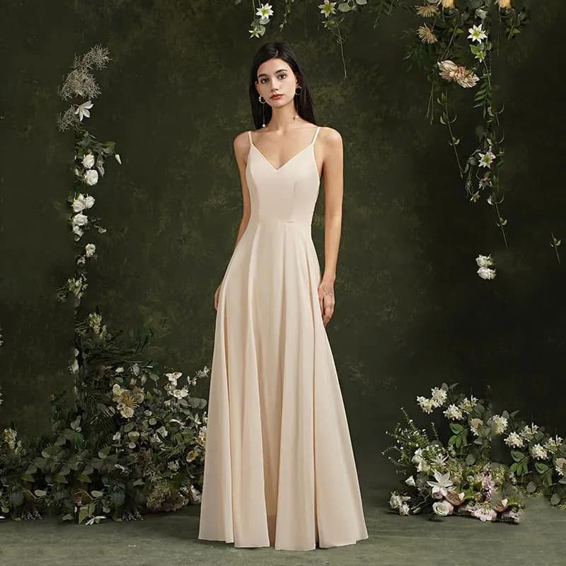 image-Spring New Banquet Stage Party European And American Deep V Dress