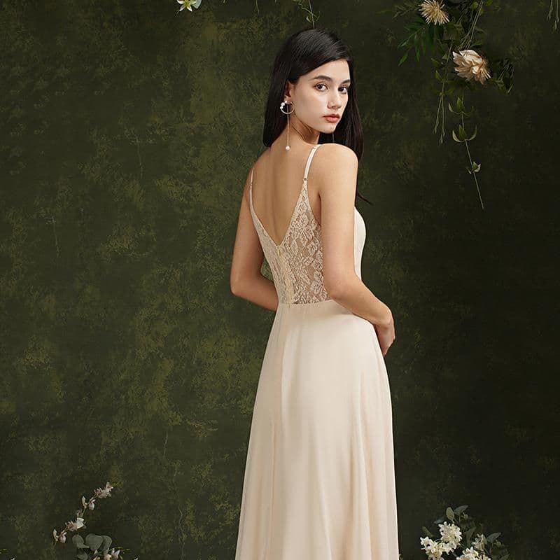 image-Spring New Banquet Stage Party European And American Deep V Dress