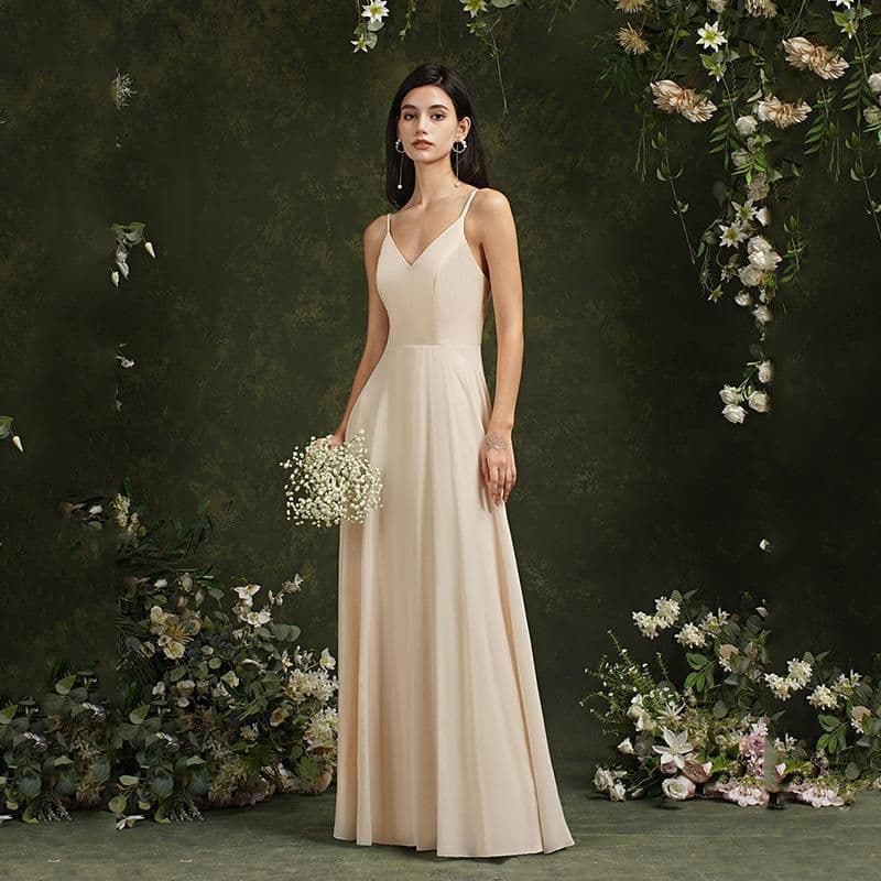 image-Spring New Banquet Stage Party European And American Deep V Dress