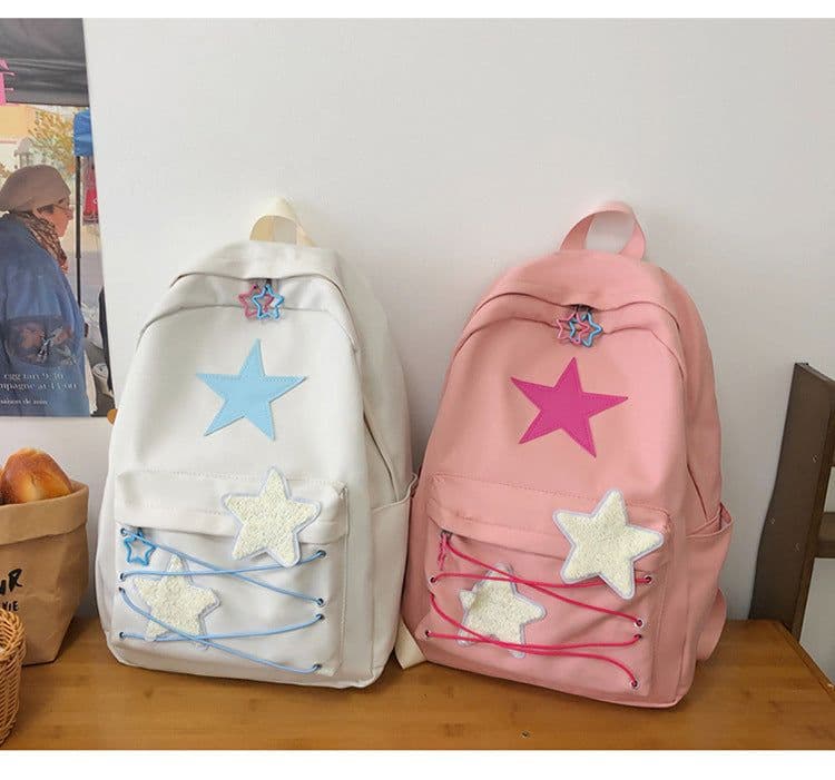 image-Sweet Girl Backpack XINGX Strap College Style Large Capacity Leisure