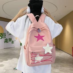 image-Sweet Girl Backpack XINGX Strap College Style Large Capacity Leisure