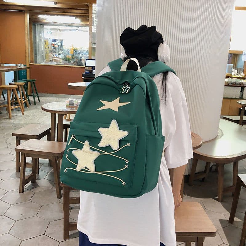 image-Sweet Girl Backpack XINGX Strap College Style Large Capacity Leisure