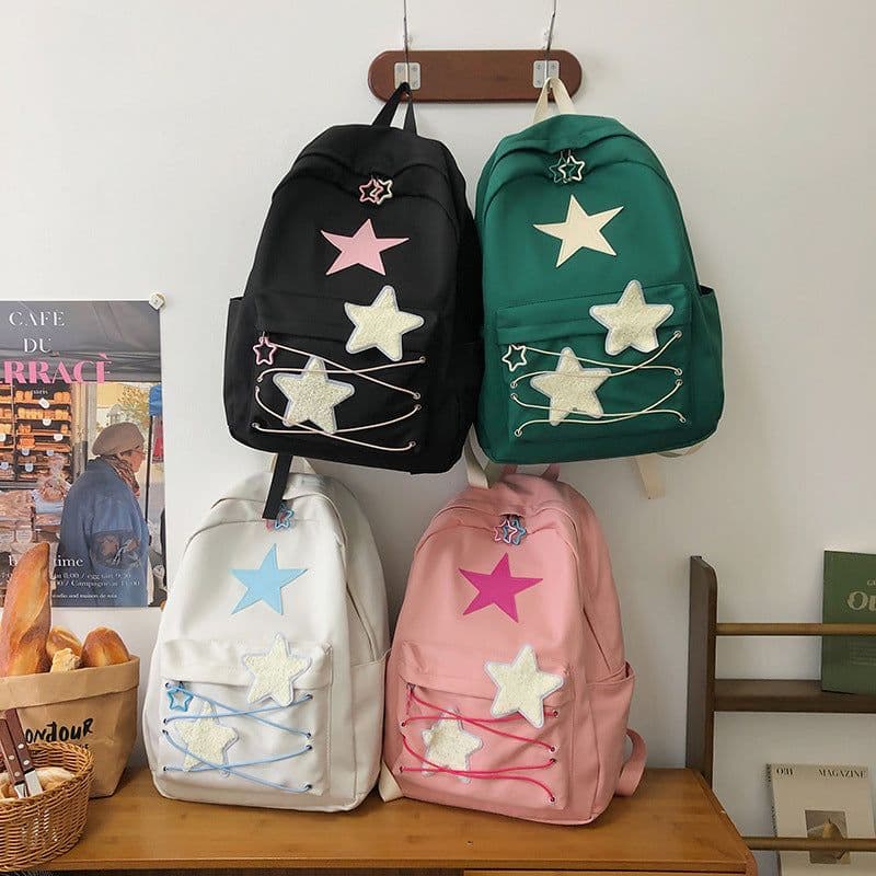 image-Sweet Girl Backpack XINGX Strap College Style Large Capacity Leisure