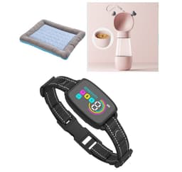 image-Smart Automatic Anti Barking Dog Collar Rechargeable Bark Stopper Stop Barking HD Digital Display IP67 Waterproof Collar For Dogs Pet Products