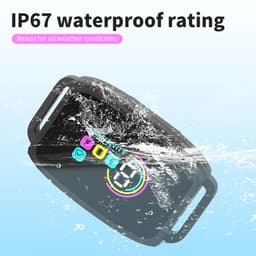 image-Smart Automatic Anti Barking Dog Collar Rechargeable Bark Stopper Stop Barking HD Digital Display IP67 Waterproof Collar For Dogs Pet Products
