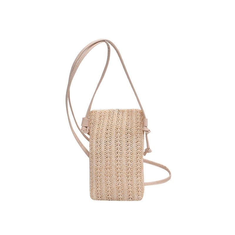 image-Fashion Straw Shoulder Tote Bag