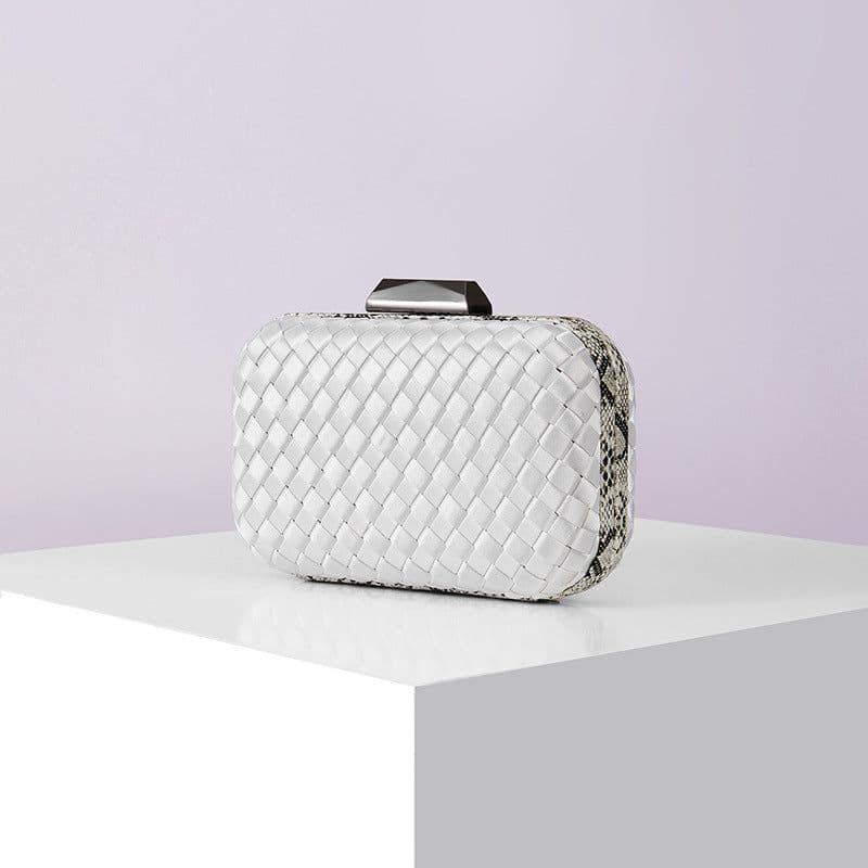 image-Women's Handmade Dress Garment Bag Serpentine Weave