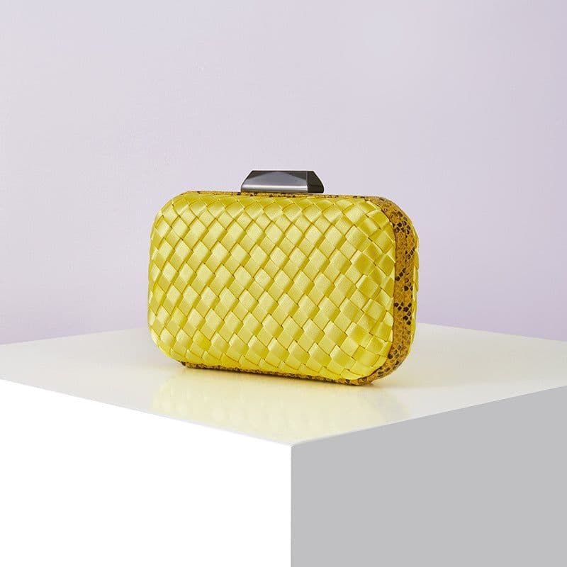 image-Women's Handmade Dress Garment Bag Serpentine Weave