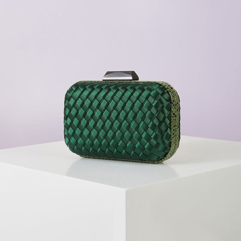 image-Women's Handmade Dress Garment Bag Serpentine Weave