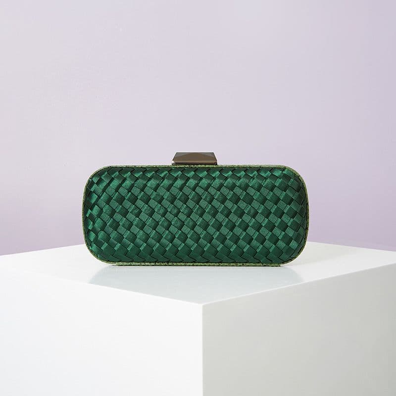image-Women's Handmade Dress Garment Bag Serpentine Weave