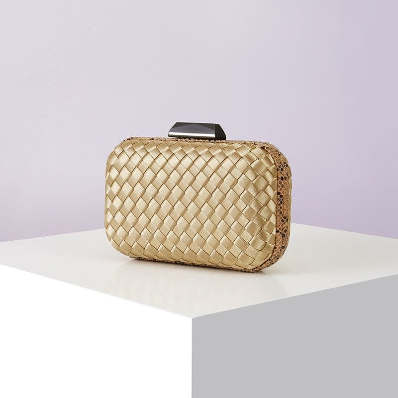 image-Women's Handmade Dress Garment Bag Serpentine Weave
