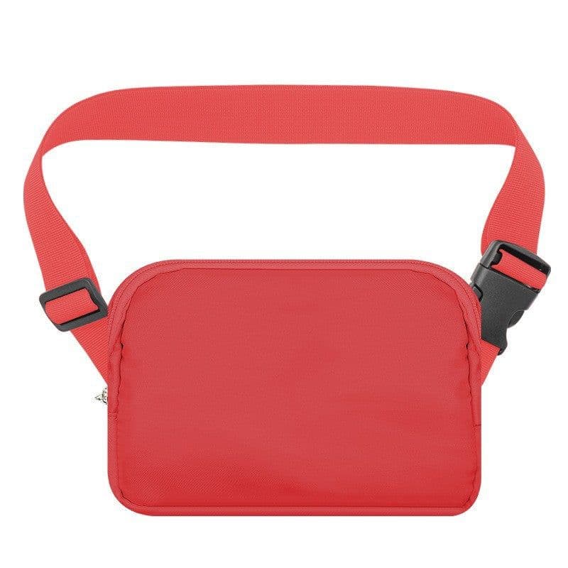 image-Outdoor Sports Nylon Fanny Pack Waterproof Chest Bag