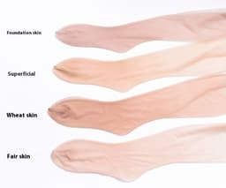 image-Born Smooth Black Silk Stockings Toe Transparent Seamless Ultra-thin Sexy Cored Silk Open-end Pantyhose