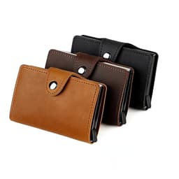 image-Vintage Leather Crazy Horse Leather Card Holder