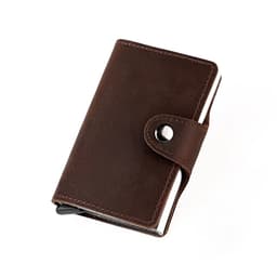 image-Vintage Leather Crazy Horse Leather Card Holder