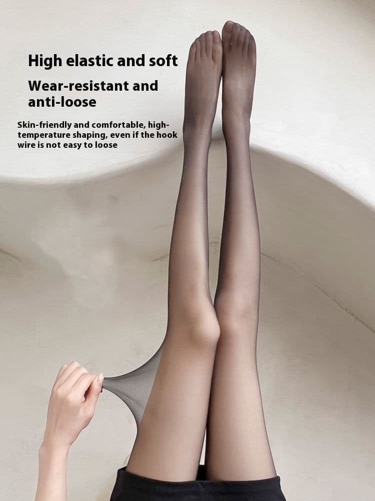 image-Pineapple Anti-hook Ultra-thin Long Light Leg Black Silk Flesh Color Sexy Stockings