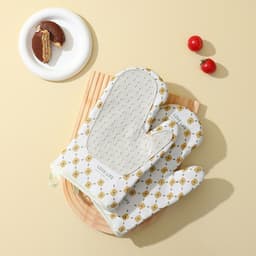 image-Thickened Microwave Oven Heat Insulation Oven Special Anti-hot Gloves High Temperature Resistance