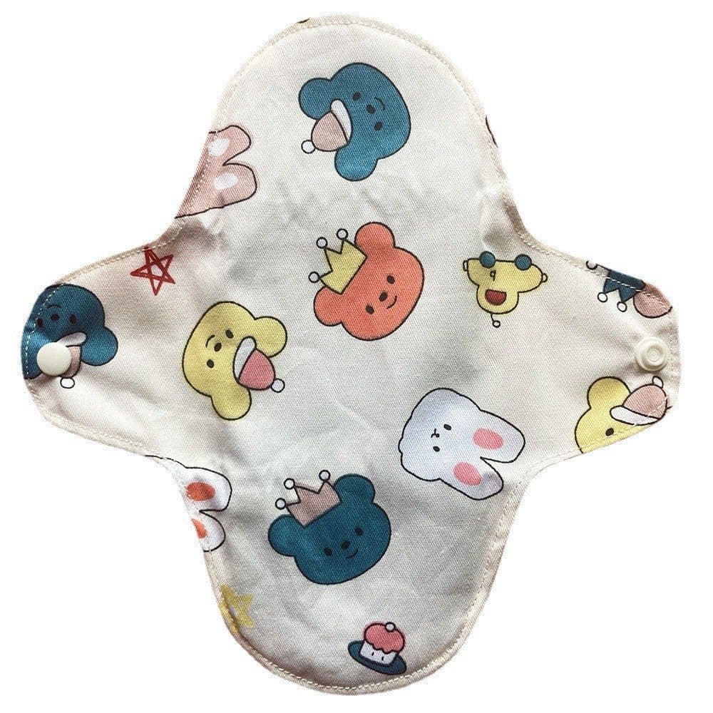 image-Graphene Washable Sanitary Pad Antibacterial Anti-allergy Pure Cotton Breathable