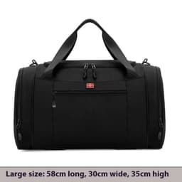 image-Fashion Simple Classic Large Capacity Travel Bag