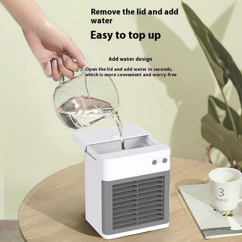 image-Humidifier Desktop Mini Air Cooler USB Water Cooling Fan
