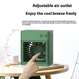 image-Humidifier Desktop Mini Air Cooler USB Water Cooling Fan
