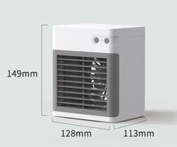 image-Humidifier Desktop Mini Air Cooler USB Water Cooling Fan