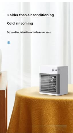 image-Humidifier Desktop Mini Air Cooler USB Water Cooling Fan