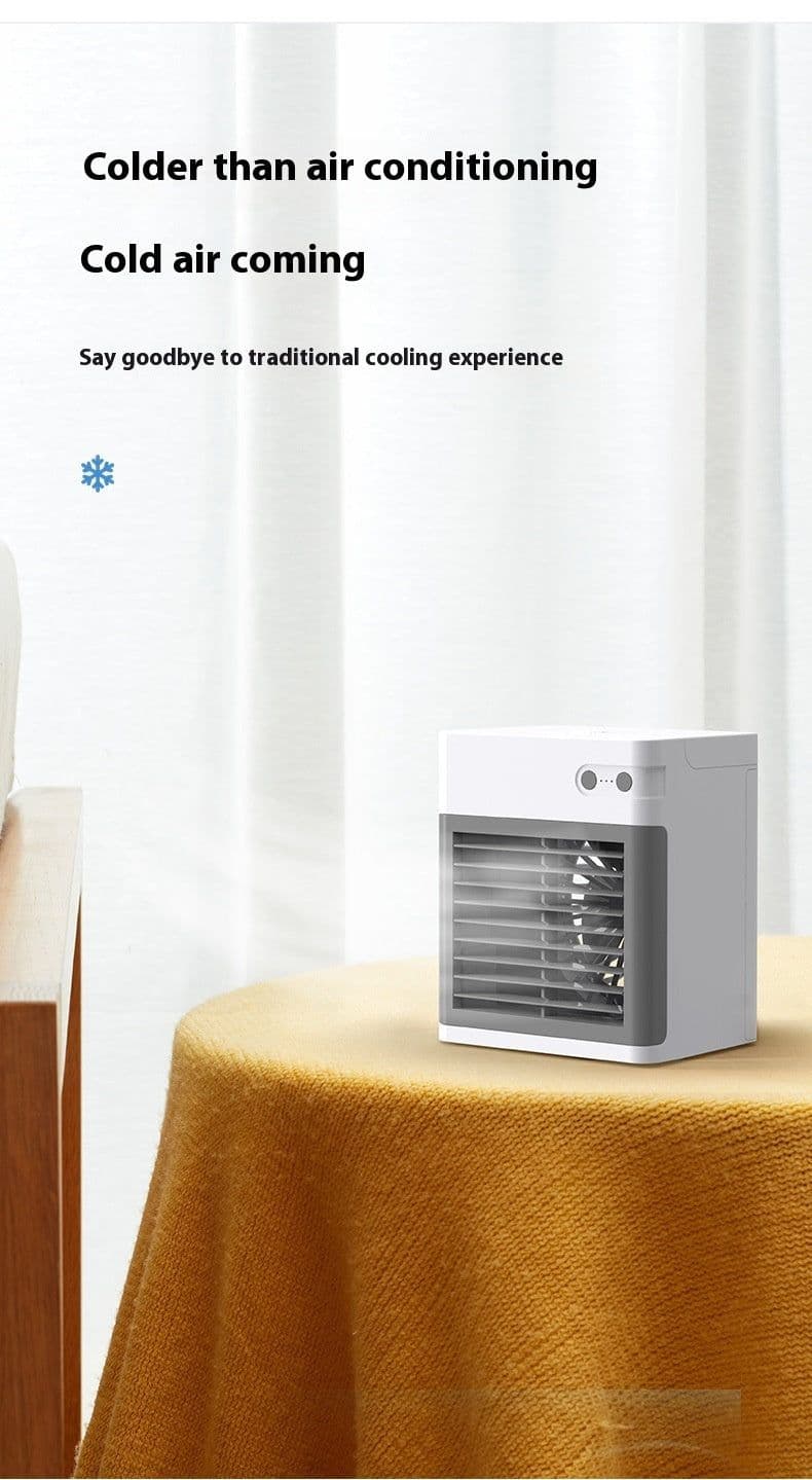 image-Humidifier Desktop Mini Air Cooler USB Water Cooling Fan