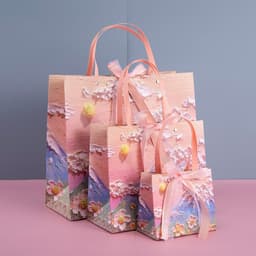 image-Yunshan Petals Beautiful Crayon Gift Handbag