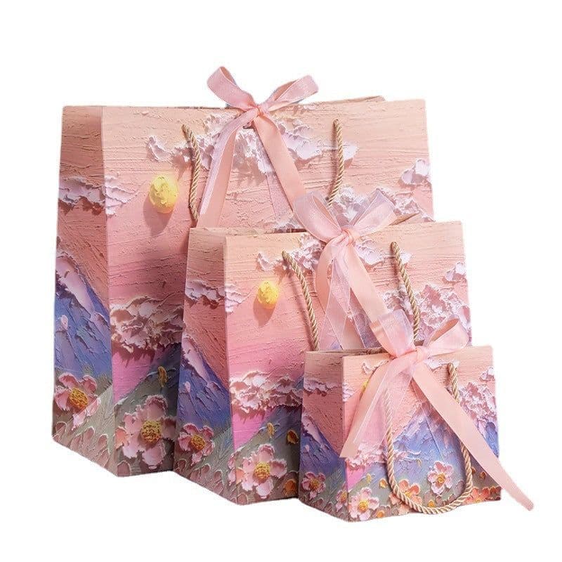 image-Yunshan Petals Beautiful Crayon Gift Handbag