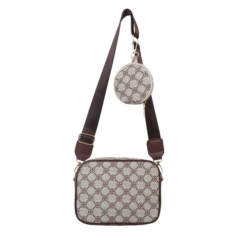 image-Presbyopic One-shoulder Crossbody Square Pouch Women's Bag