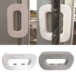 image-Household Refrigerator Lock Freezer Door Lock Toddler Children's Cabinet Safety Lock Baby Anti-pinching Safety For Baby Kitchen Gadgets