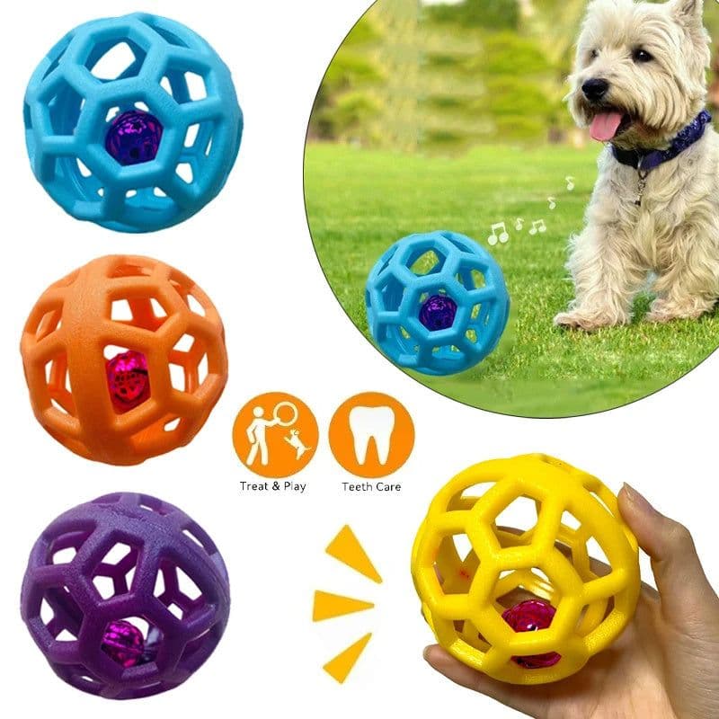 image-Dog Chew Ball Toy TPR Pets Interactive Training Toys For Small Large Dog Teeth Cleaning Molar Supplies Outdoor Pets Ball Toy