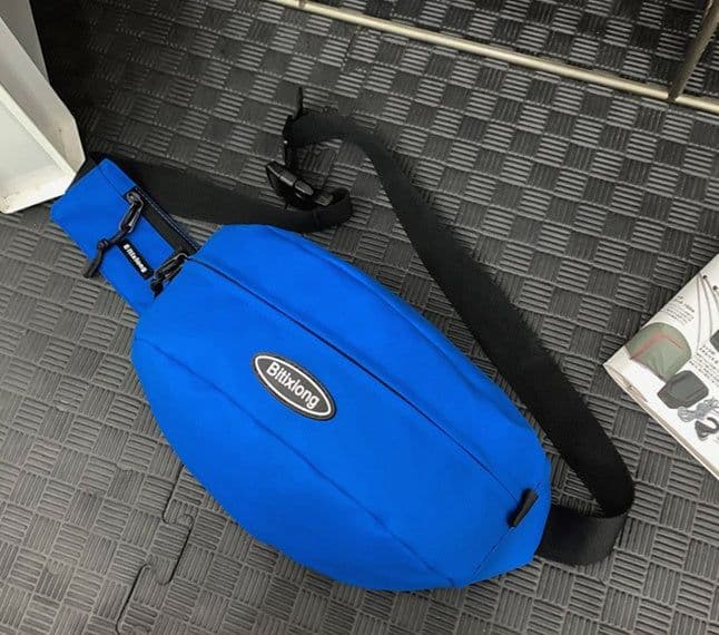 image-Canvas Crossbody Men's Chest Bag Minimalism